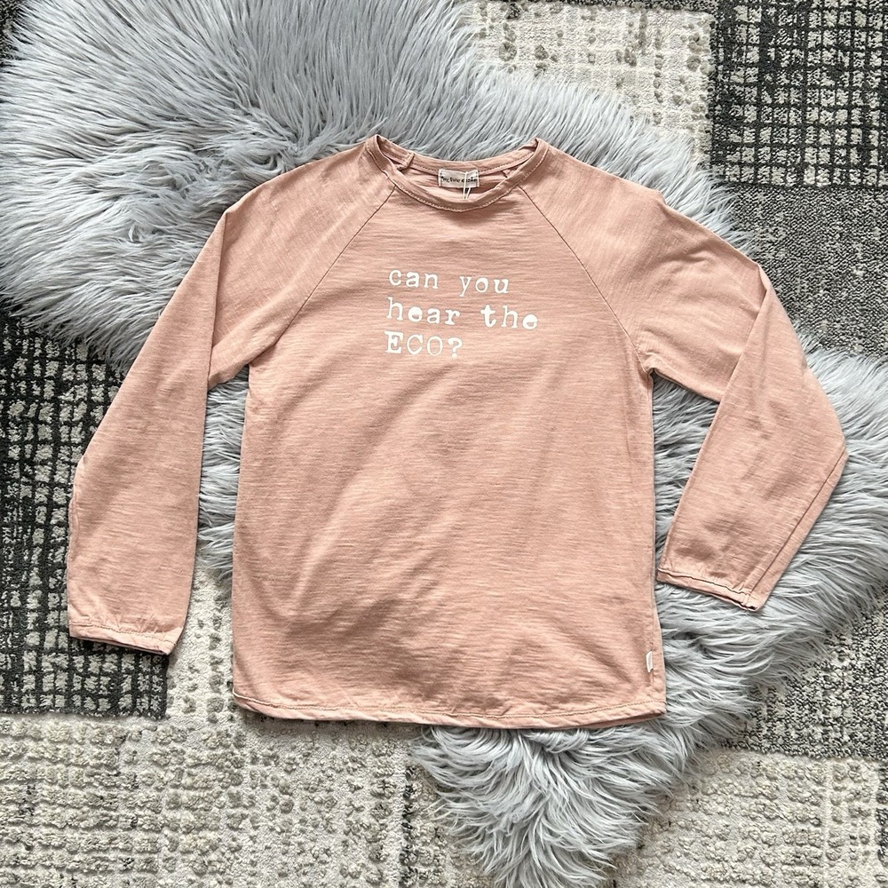 My Little Cozmo‎ Terracotta Long Sleeve "Can You Head The ECO?" Size 10y